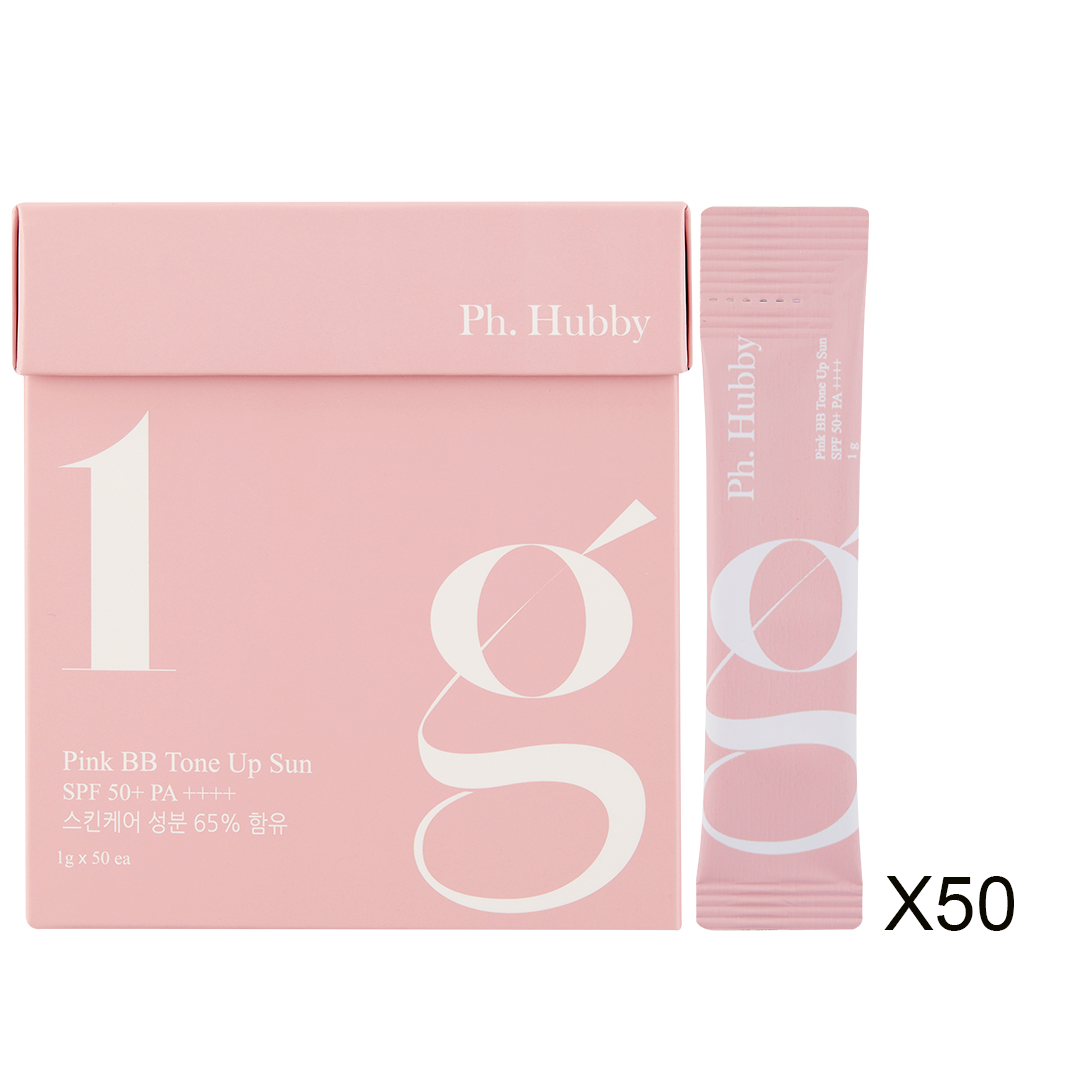 Ph Hubby 1g Sun Screen - BB Tone Up Series From Korea (Beige/ Pink)