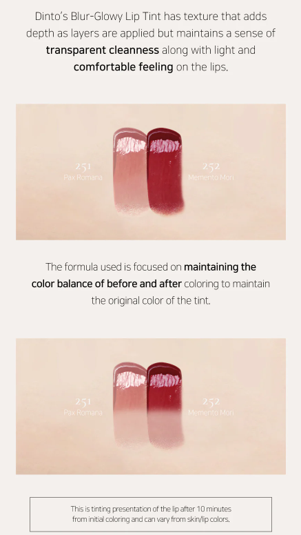 Dinto Blur Glowy Lip Tint