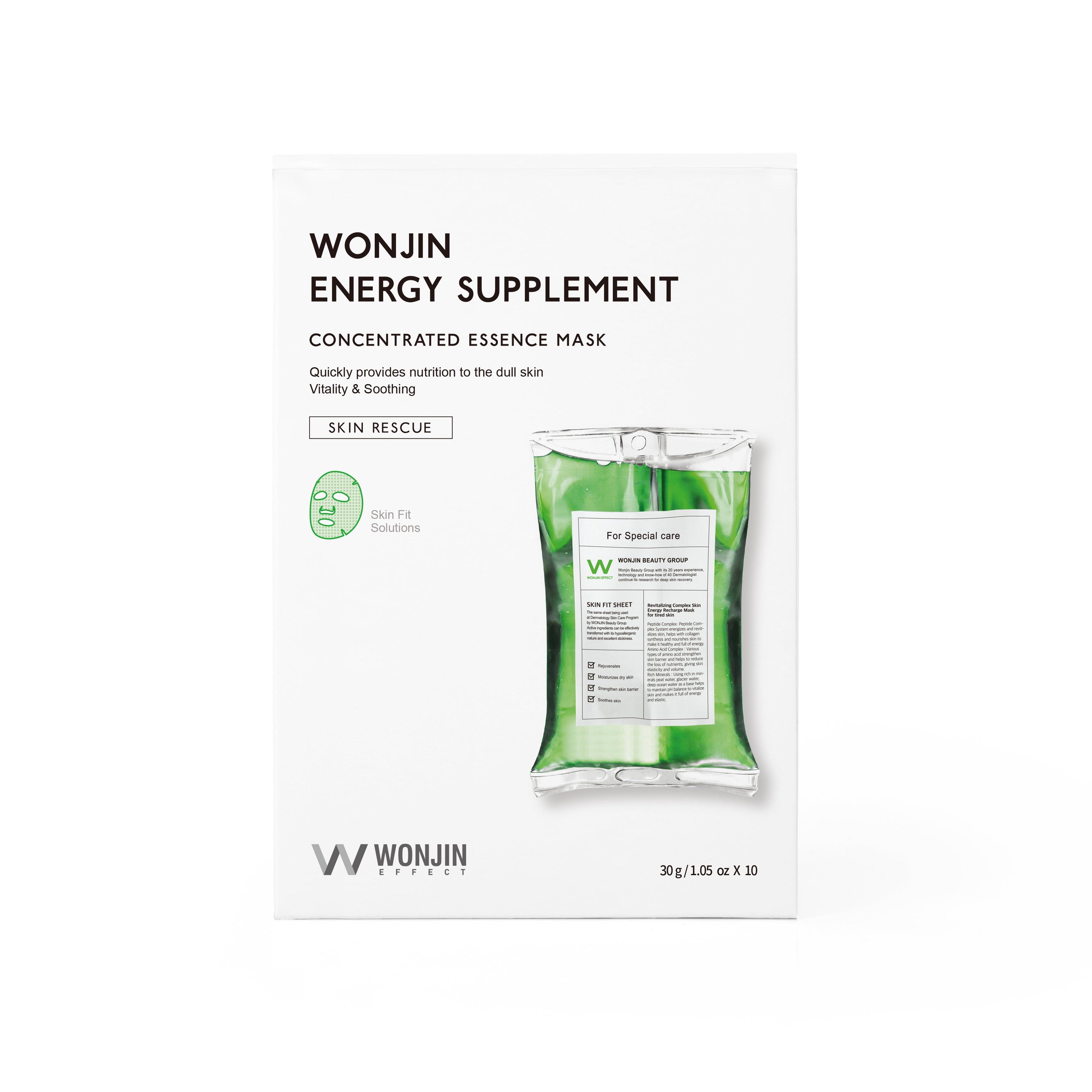 Wonjin Energy Supplement Mask (Single Piece)