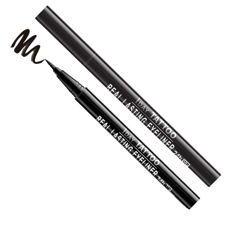 Real Lasting Waterproof Eyeliner (Super Black)-0